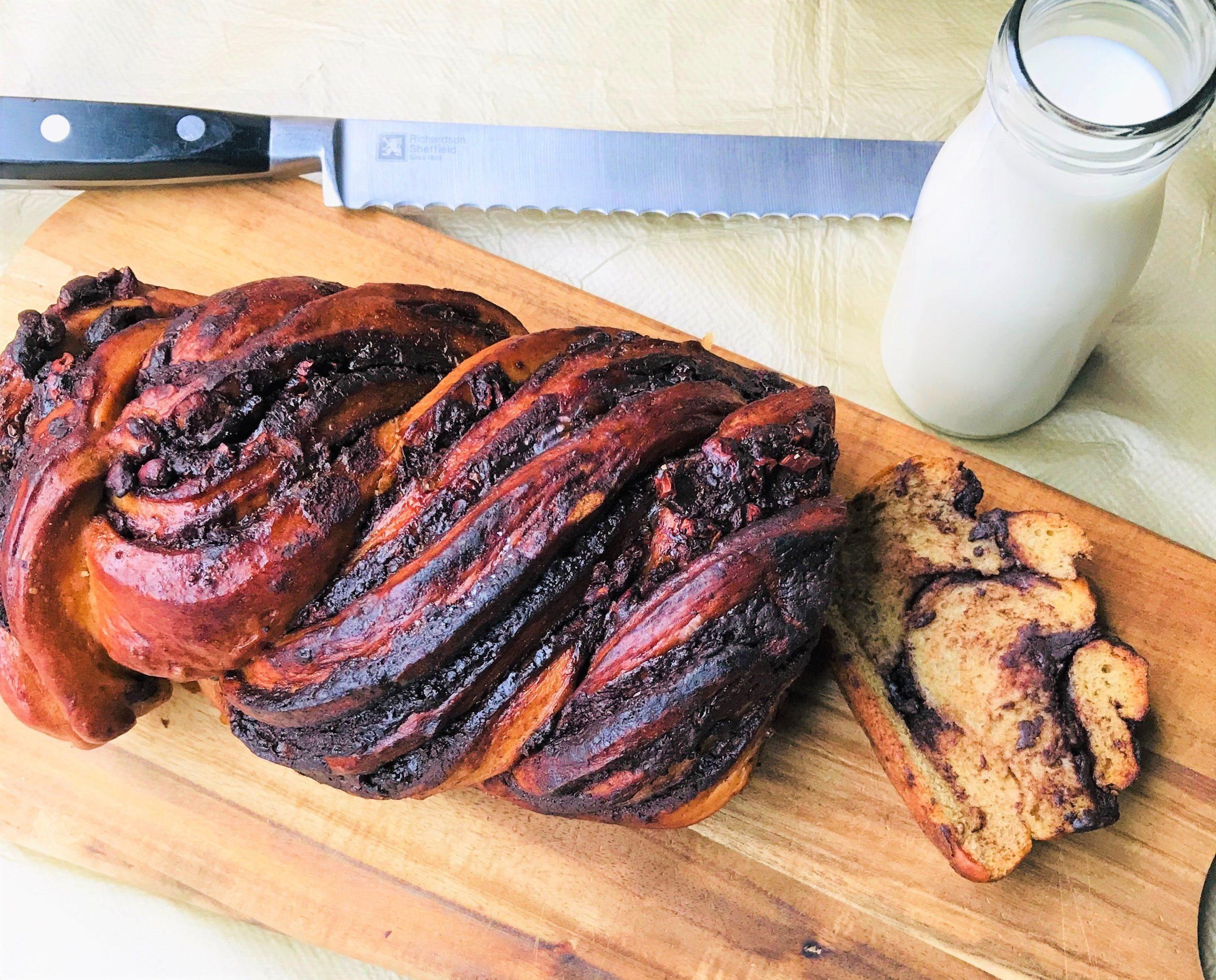 Pumpkin Spiced Chocolate Babka