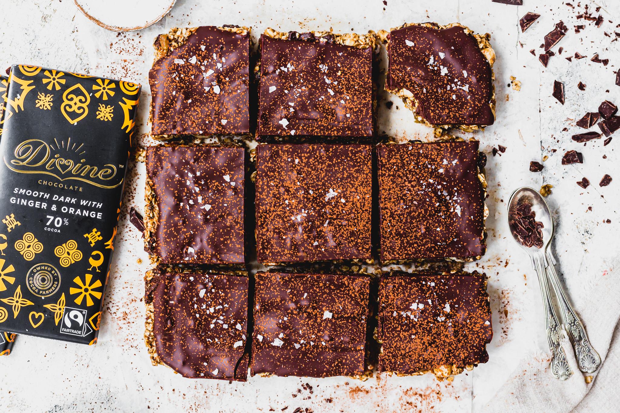 Chocolate Covered Muesli Bars