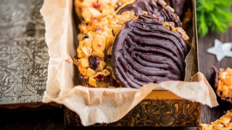 Divine Chocolate and Lime Florentines