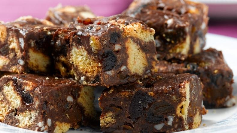 Divine Chocolate Fridge Cake