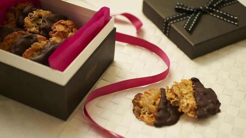 Dark Chocolate and Ginger Florentines