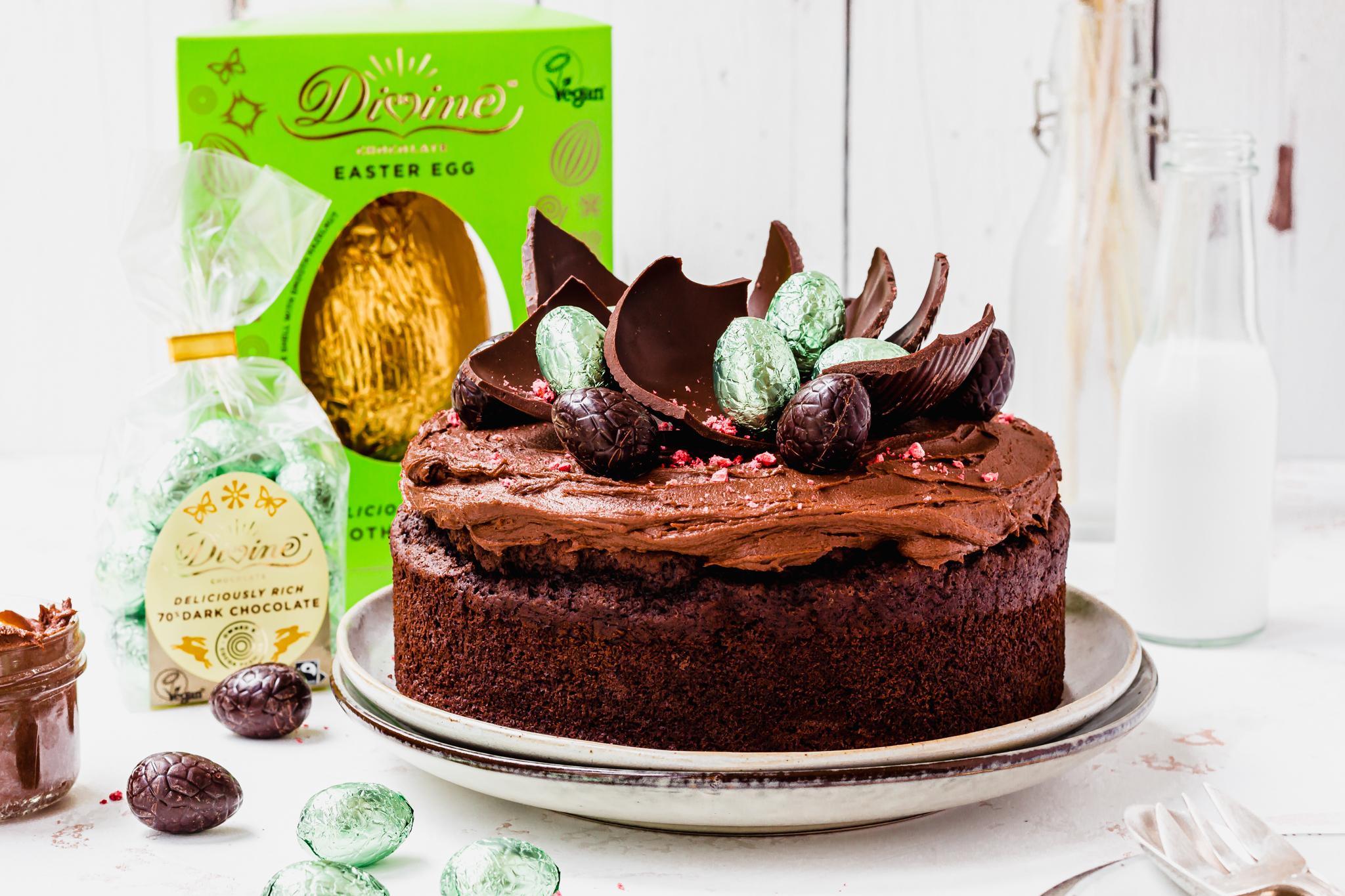 Easter Egg Chocolate Cake