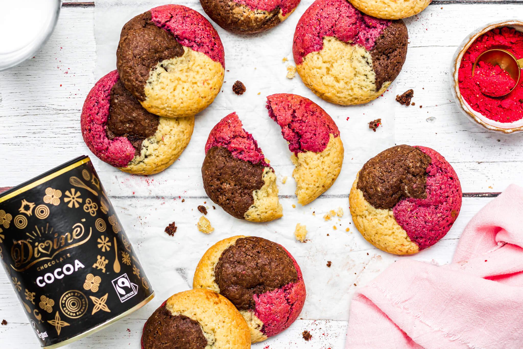 Easy Vegan Neapolitan Cookies