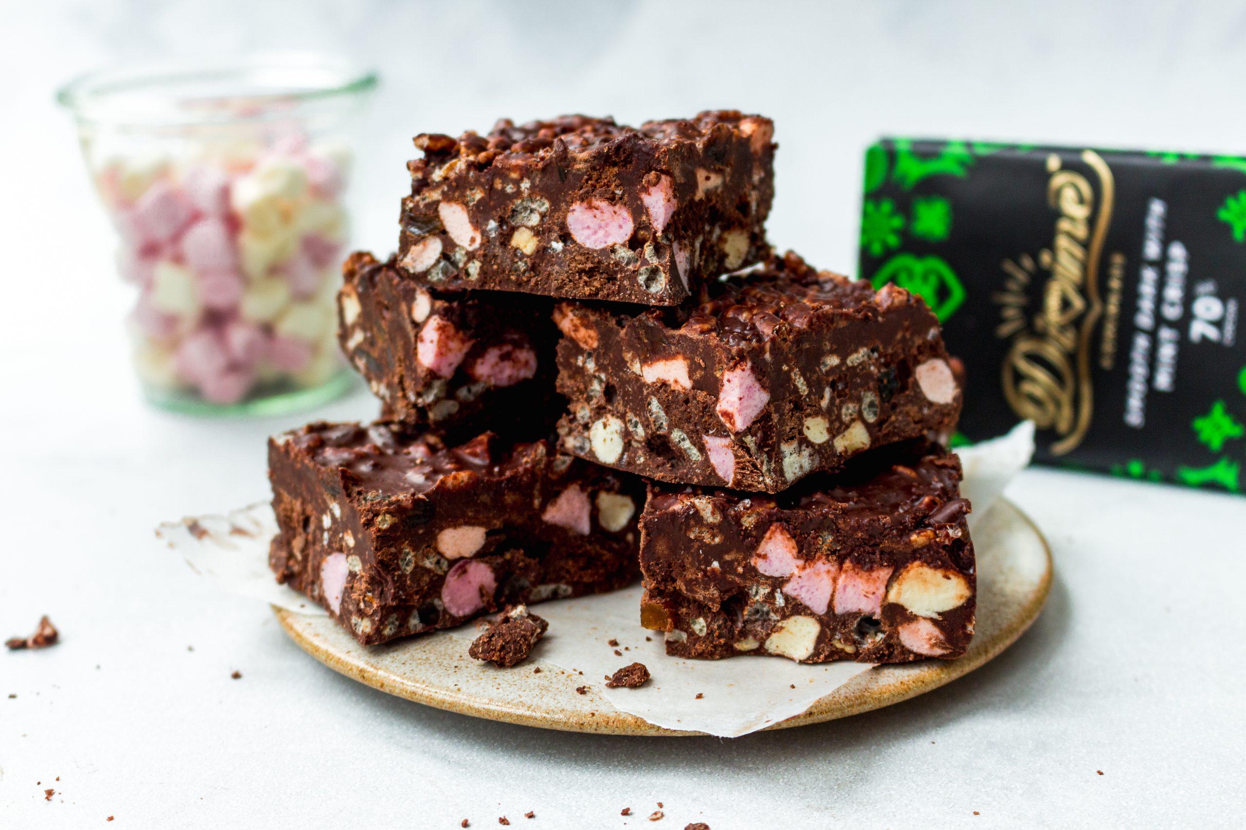 Easy Vegan Rocky Road