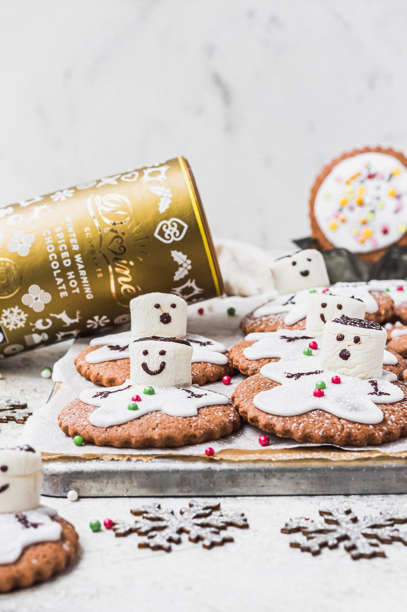 MELTING SNOWMEN CHOCOLATE SUGAR COOKIES