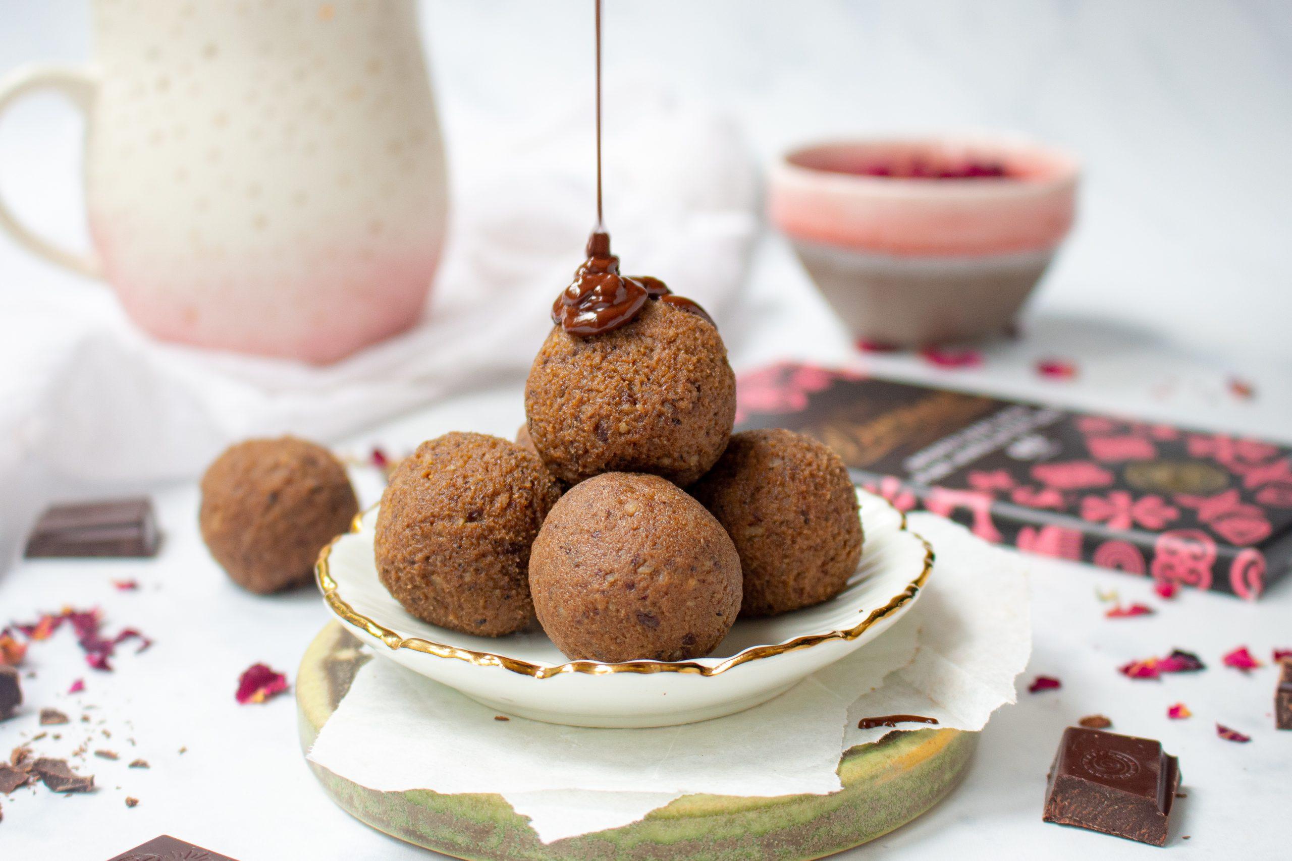 Pink Himalayan Salt Vanilla Chocolate Balls